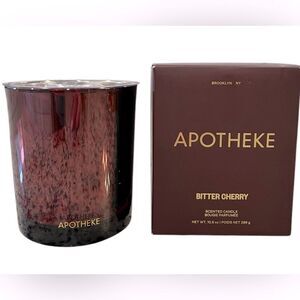 Apotheke Firewood Ceramic Scented Candle 13 oz Soy Wax Cardamom Patchouli Cedar